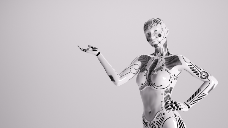 Un robot dal corpo femminile