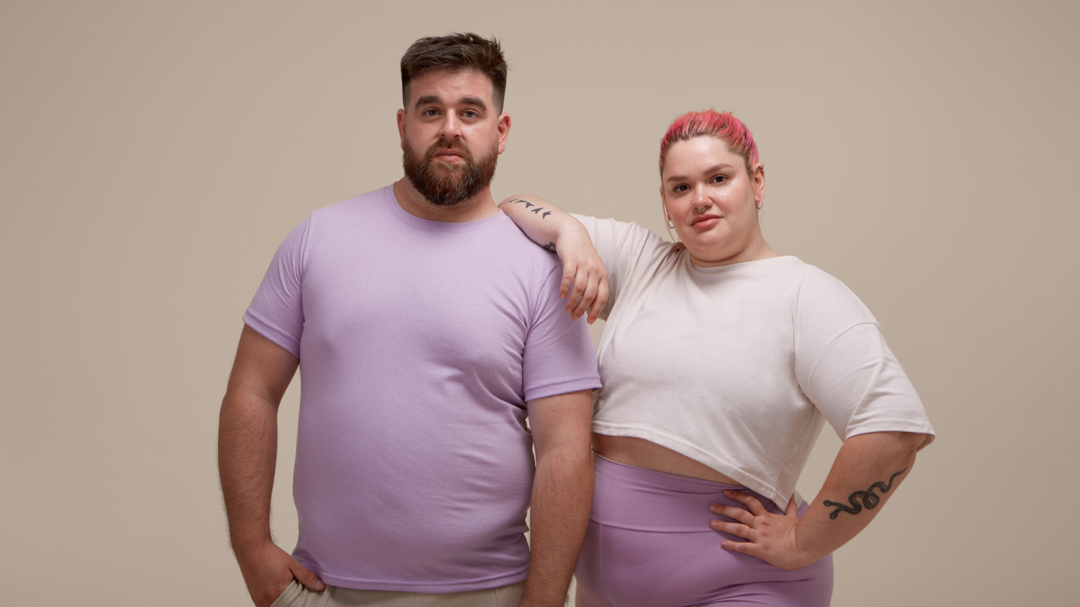 Un ragazzo ed una ragazza obesi
